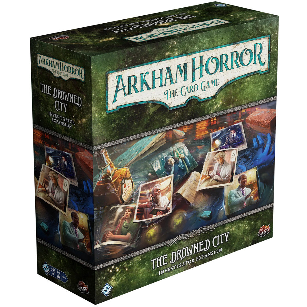 Arkham Horror LCG: The Drowned City Investigator Expansion – Sci Fi City