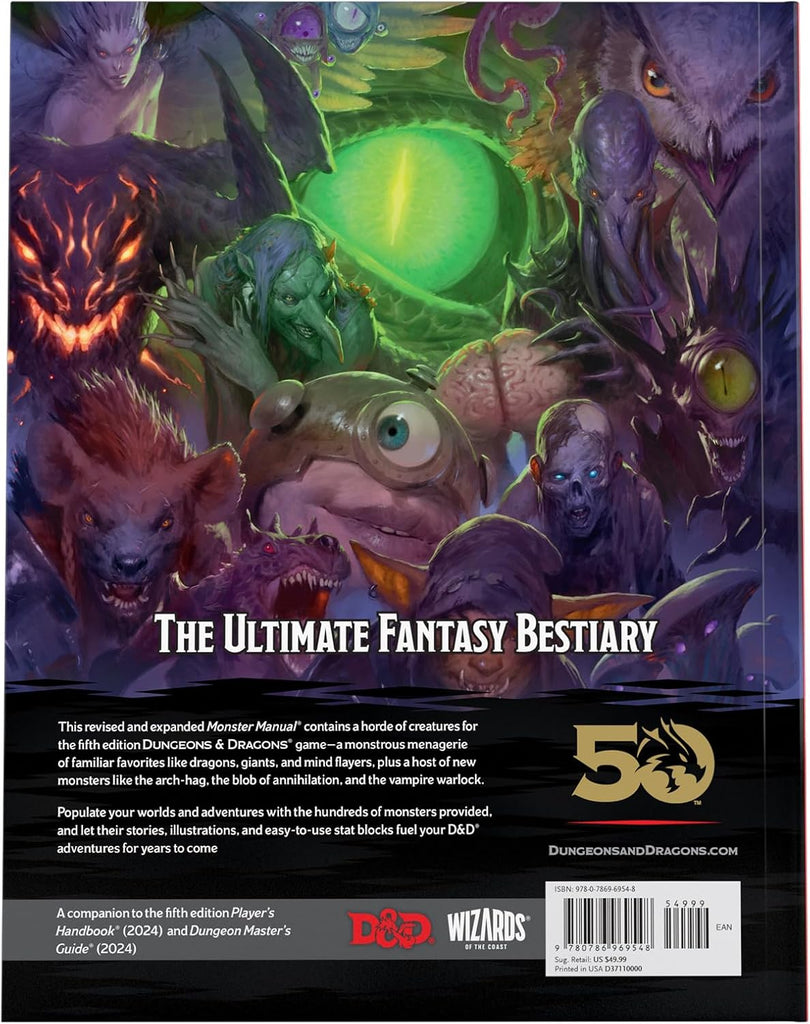 monsters d&d Dungeons & Dragons Monster Manual 2024 – Sci Fi City