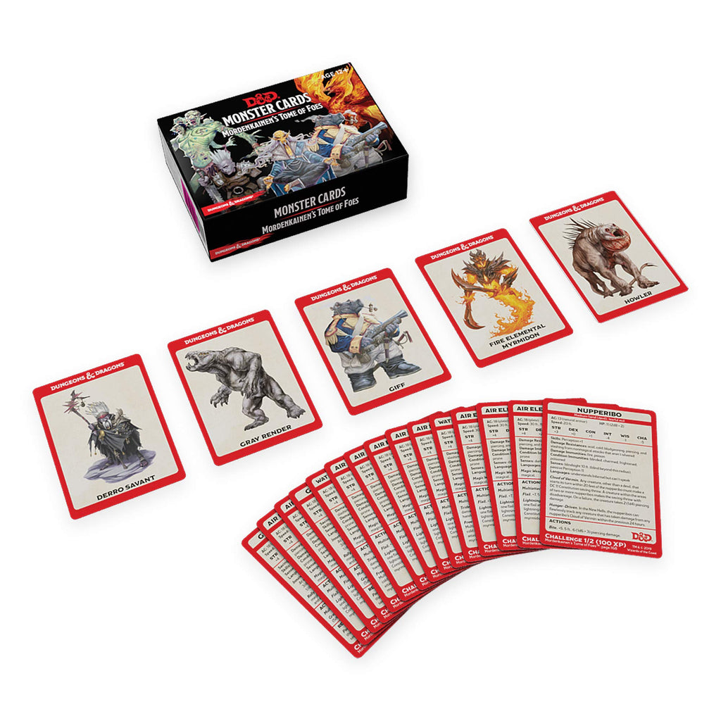 dnd monsters cards Monster Cards: Mordenkainen's Tome of Foes (D&D 5E) – Sci Fi City